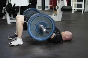 Glute bridge, end position