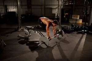 Ab wheel rollout, start position